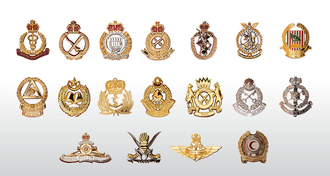 Metal Cap Badges