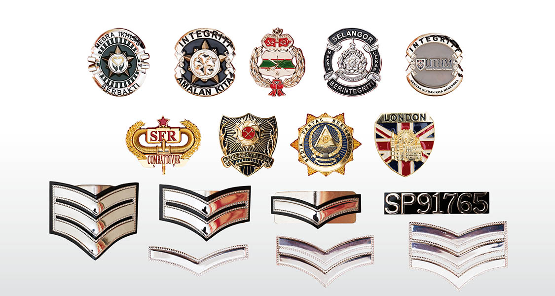 Metal Insignias & Accessories